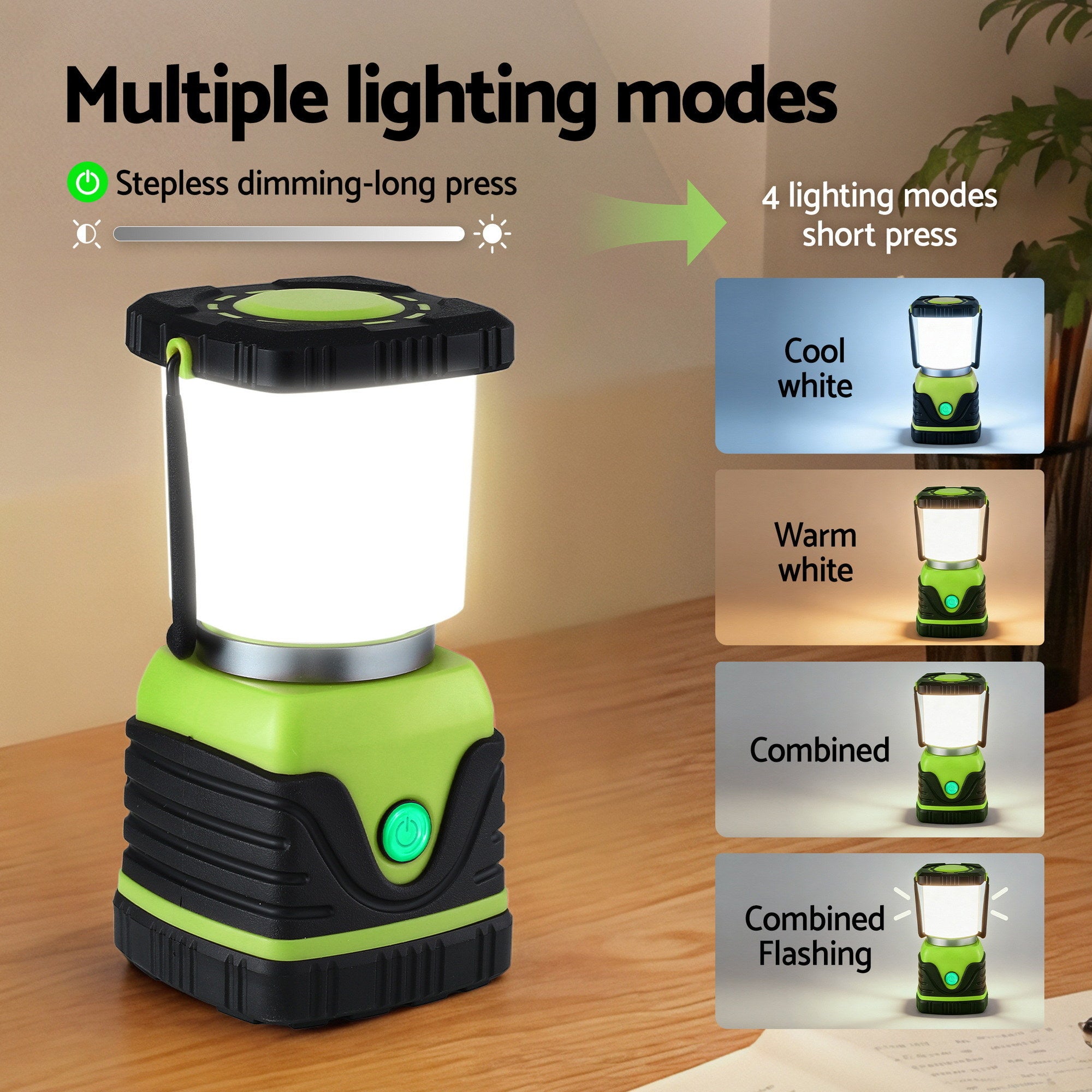 Weisshorn 2-Pack LED Camping Lanterns Super Bright Waterproof Portable Emergency Tent Lights