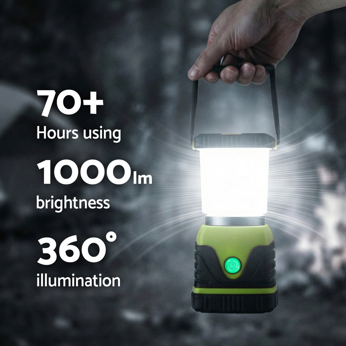 Weisshorn 2-Pack LED Camping Lanterns Super Bright Waterproof Portable Emergency Tent Lights