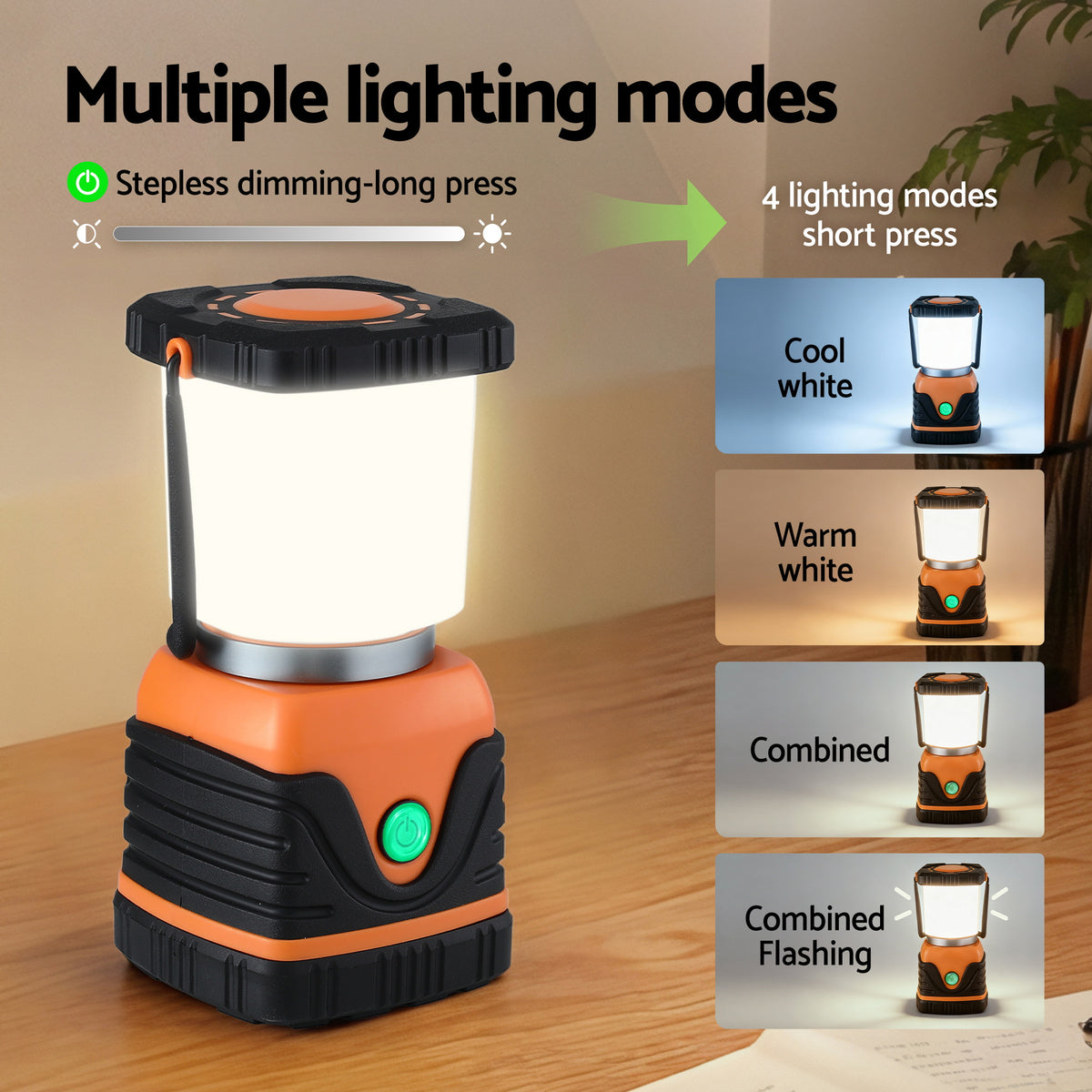 Weisshorn 2-Pack LED Camping Lanterns Super Bright Waterproof Portable Emergency Tent Lights