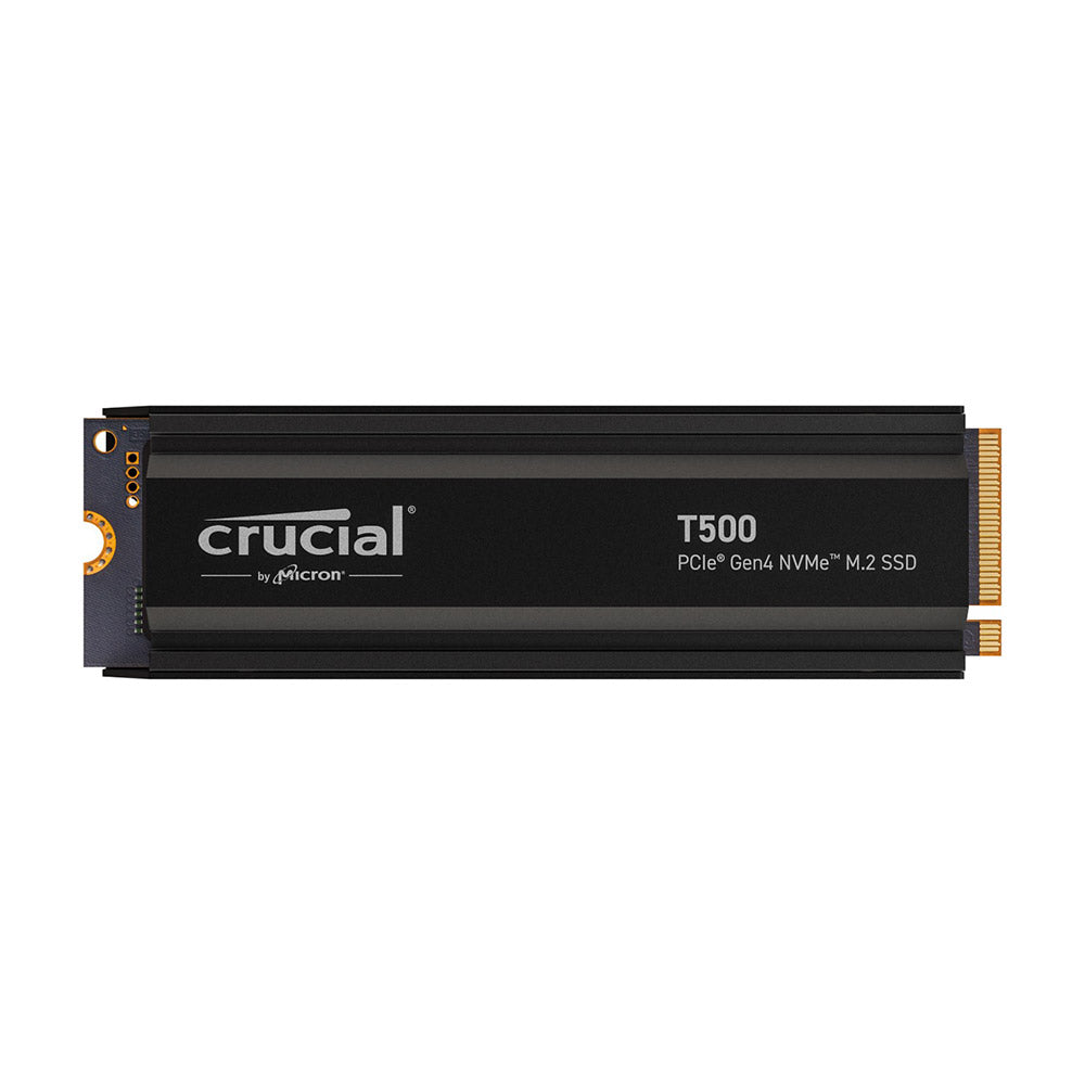 Crucial T500 1TB Gen4 NVMe SSD Heatsink Version with 7300MBs Read Speed