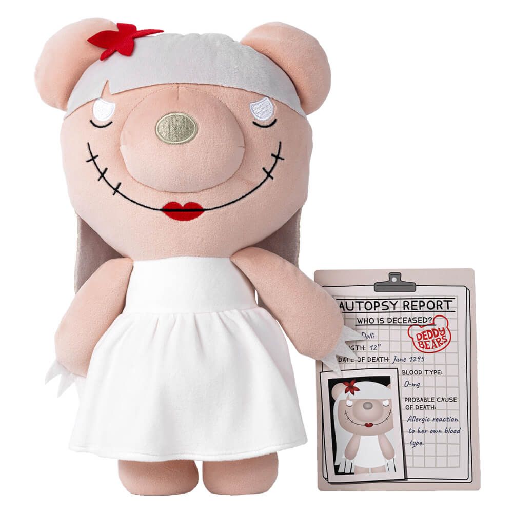 Deddy Bears Series 2 Plush in Bag Dolli Collectable White Soft Toy 6+ Years