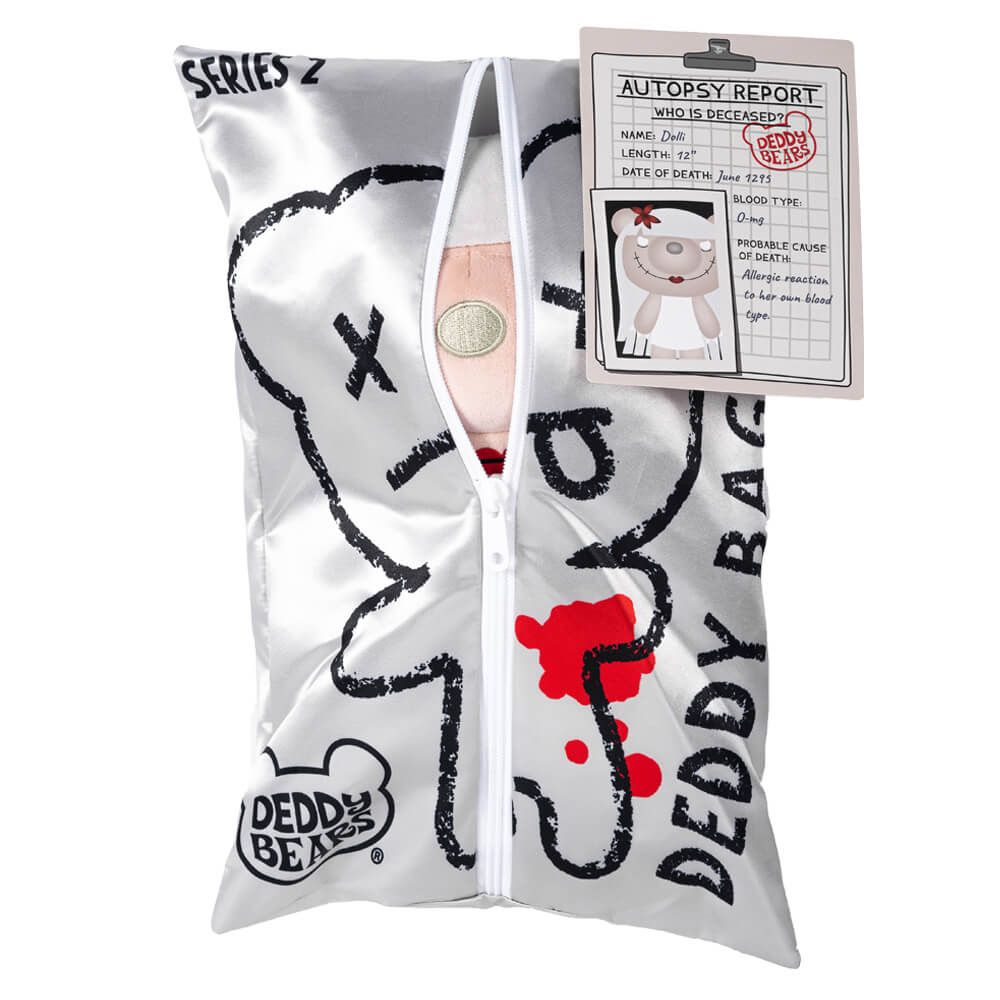 Deddy Bears Series 2 Plush in Bag Dolli Collectable White Soft Toy 6+ Years