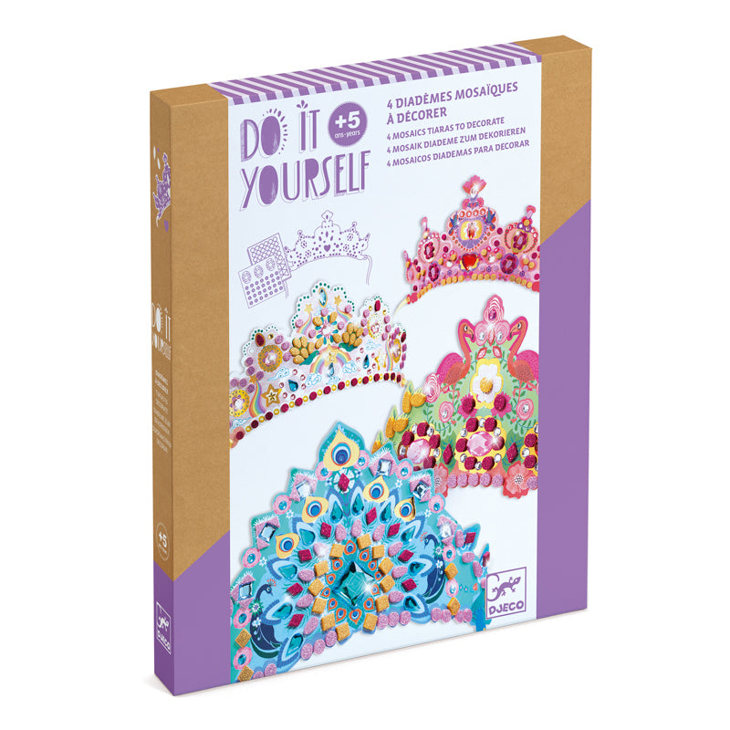 Djeco Princess Tiara DIY Craft Kit Children Creative Activity Play Set