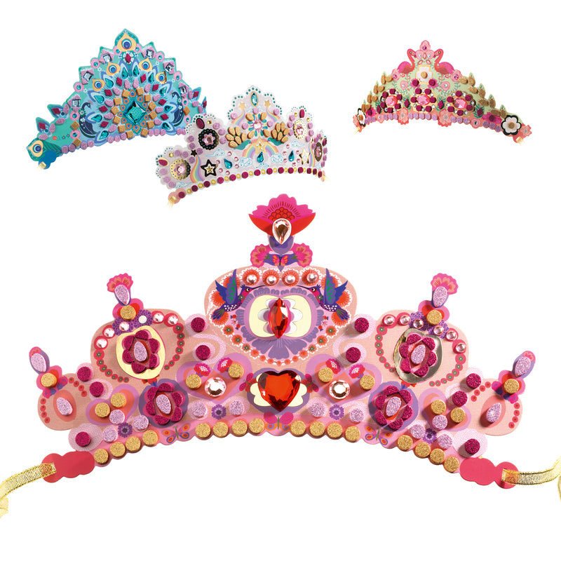 Djeco Princess Tiara DIY Craft Kit Children Creative Activity Play Set