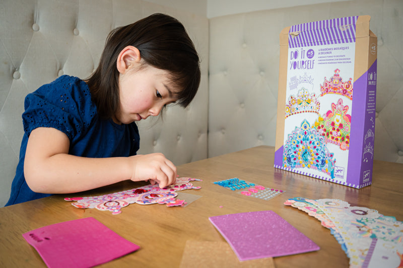 Djeco Princess Tiara DIY Craft Kit Children Creative Activity Play Set