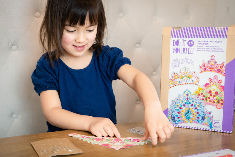 Djeco Princess Tiara DIY Craft Kit Children Creative Activity Play Set