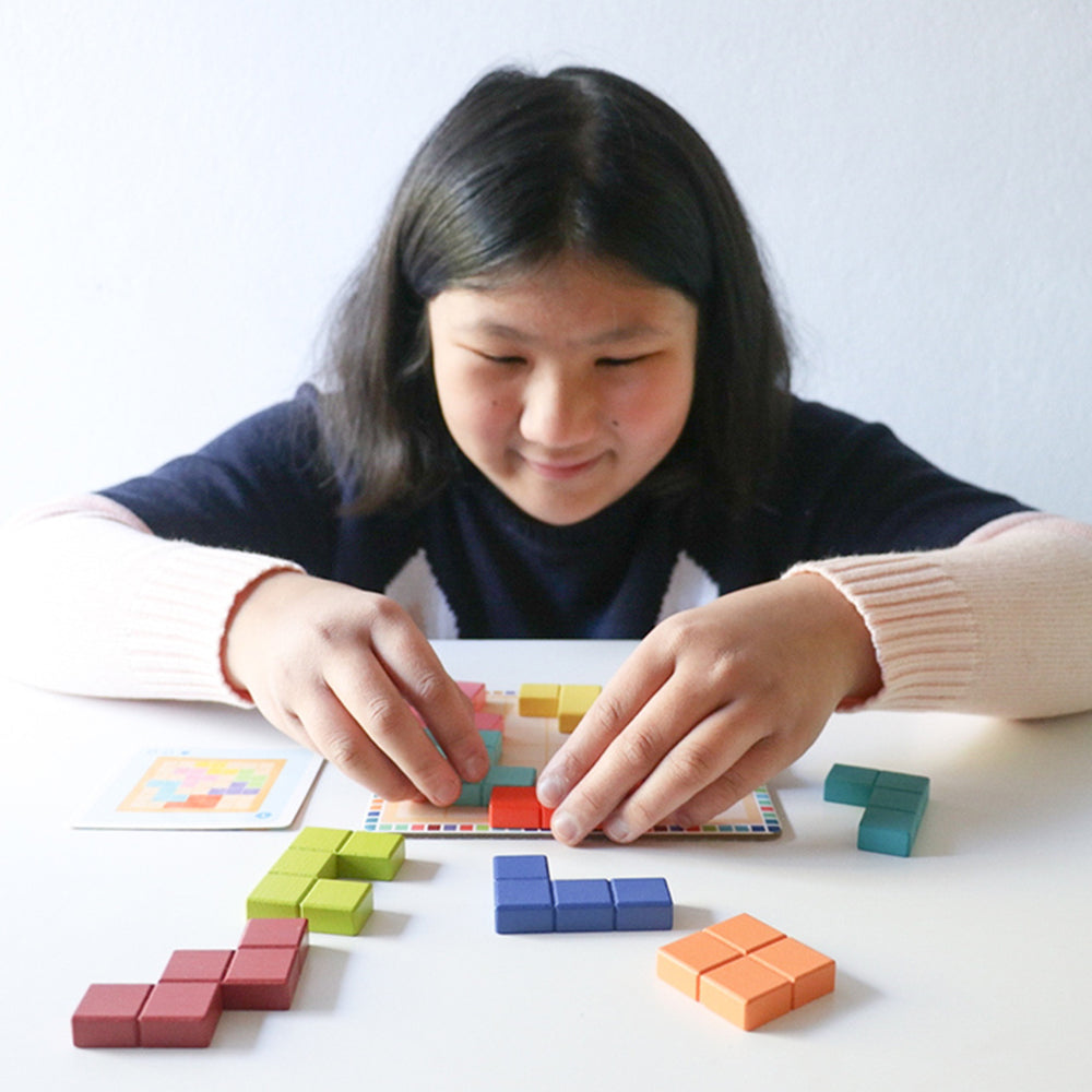 Djeco Polyssimo Sologic Game 30 Challenges Cube Puzzle Logic Geometry 7+ Years