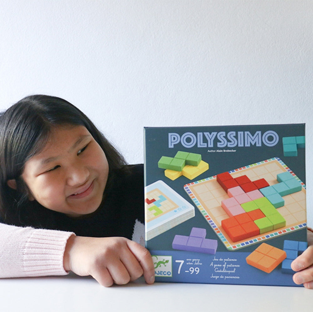 Djeco Polyssimo Sologic Game 30 Challenges Cube Puzzle Logic Geometry 7+ Years