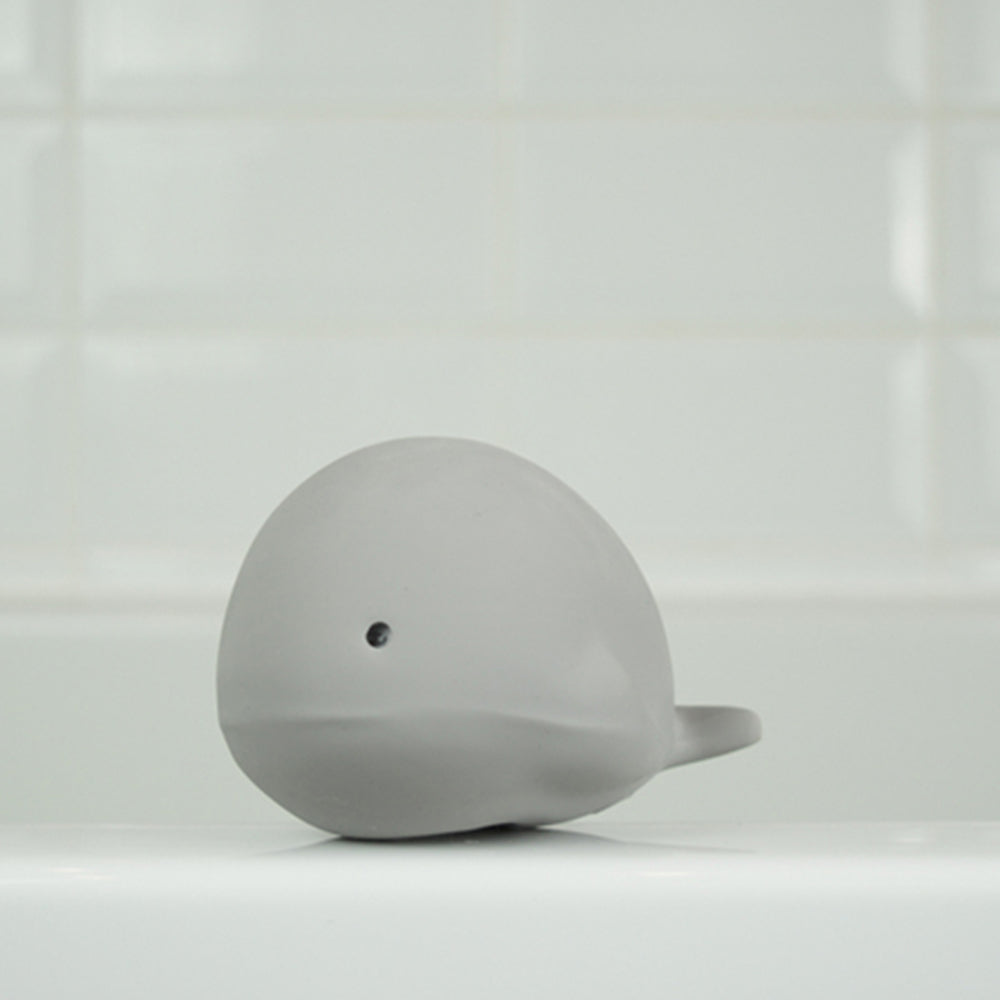 Tikiri Whale Rubber Teether Rattle Bath Toy Natural Rubber for Newborn