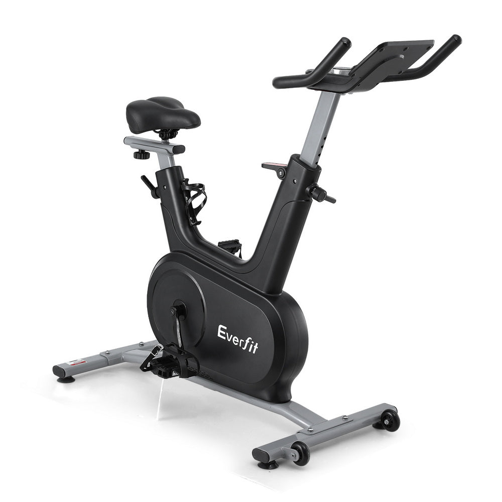 Everfit Exercise Bike Electromagnetic Smart Home Fitness 24-Level Resistance 120kg Bluetooth