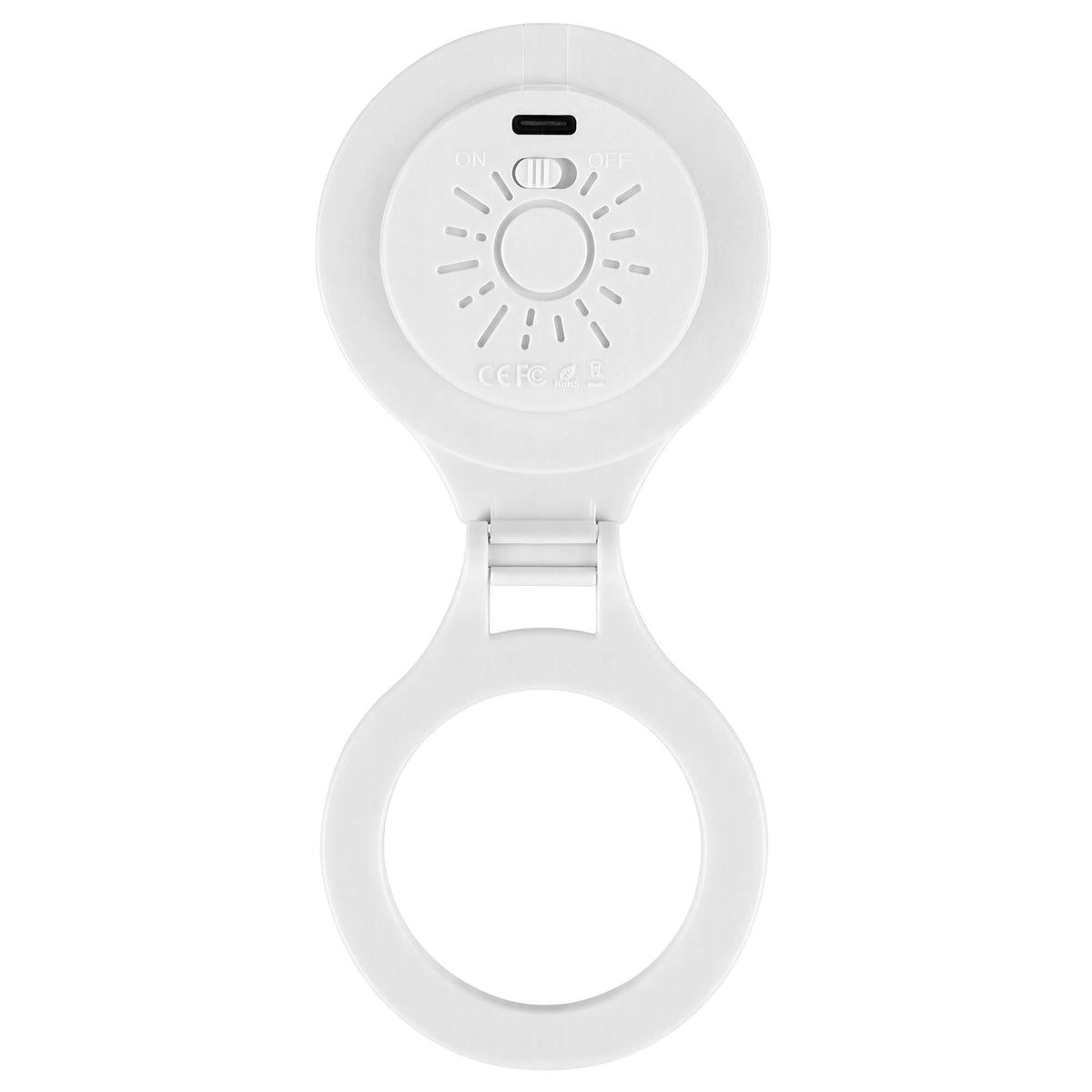 Devanti Magnetic Selfie Light Foldable LED Ring CRI95 300mAh White