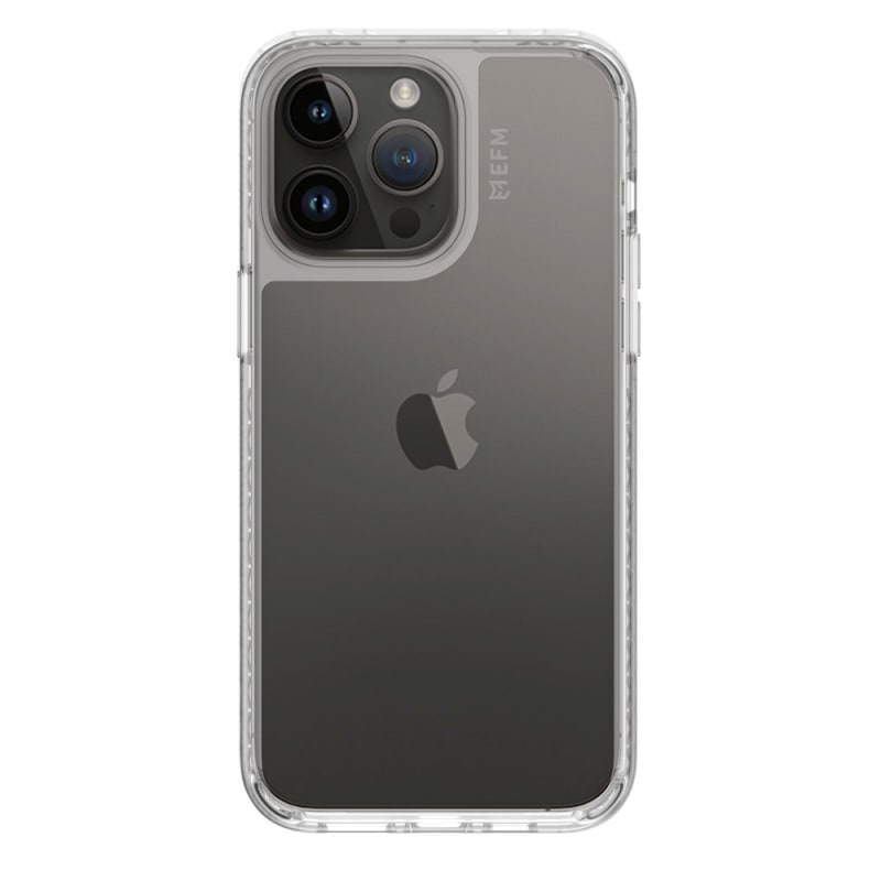 EFM Zurich Case Armour for iPhone Series – Clear & Black