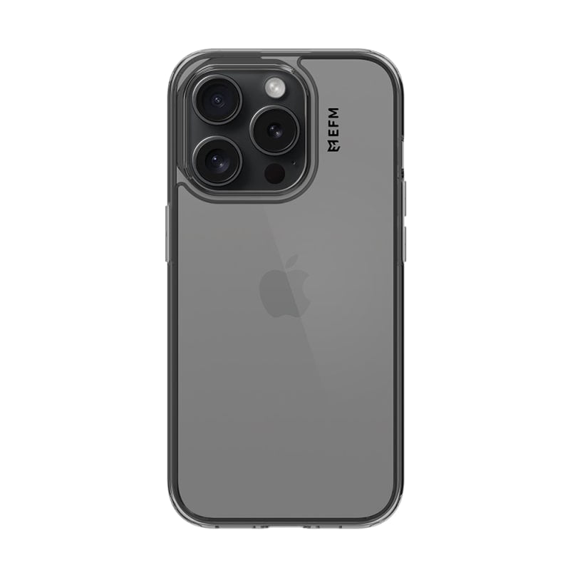 EFM Zurich Case Armour for iPhone Series – Clear & Black