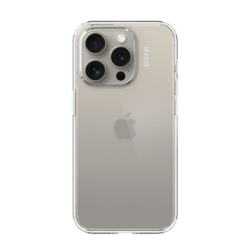 EFM Zurich Case Armour for iPhone Series – Clear & Black