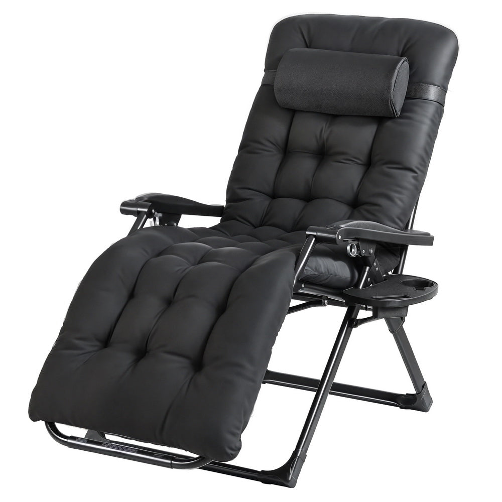 Gardeon Sun Lounge Lounger Folding Camping Zero Gravity Chair Outdoor Furniture