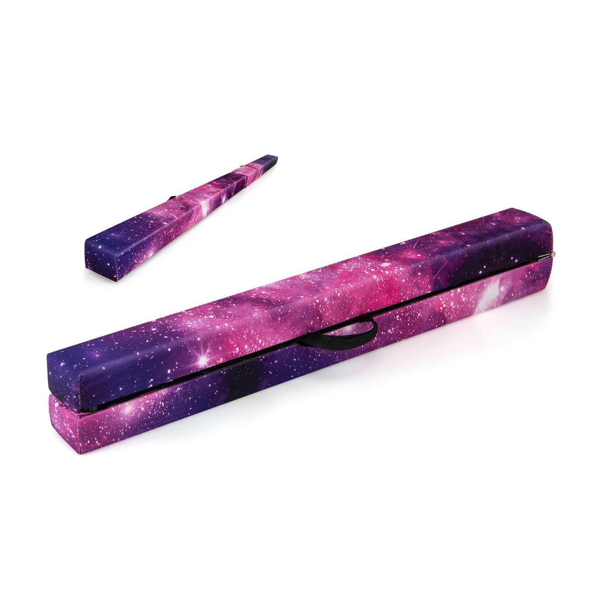 8FT Folding Balance Beam Solid Wood Base Anti Slip Bottom Gymnastics Training