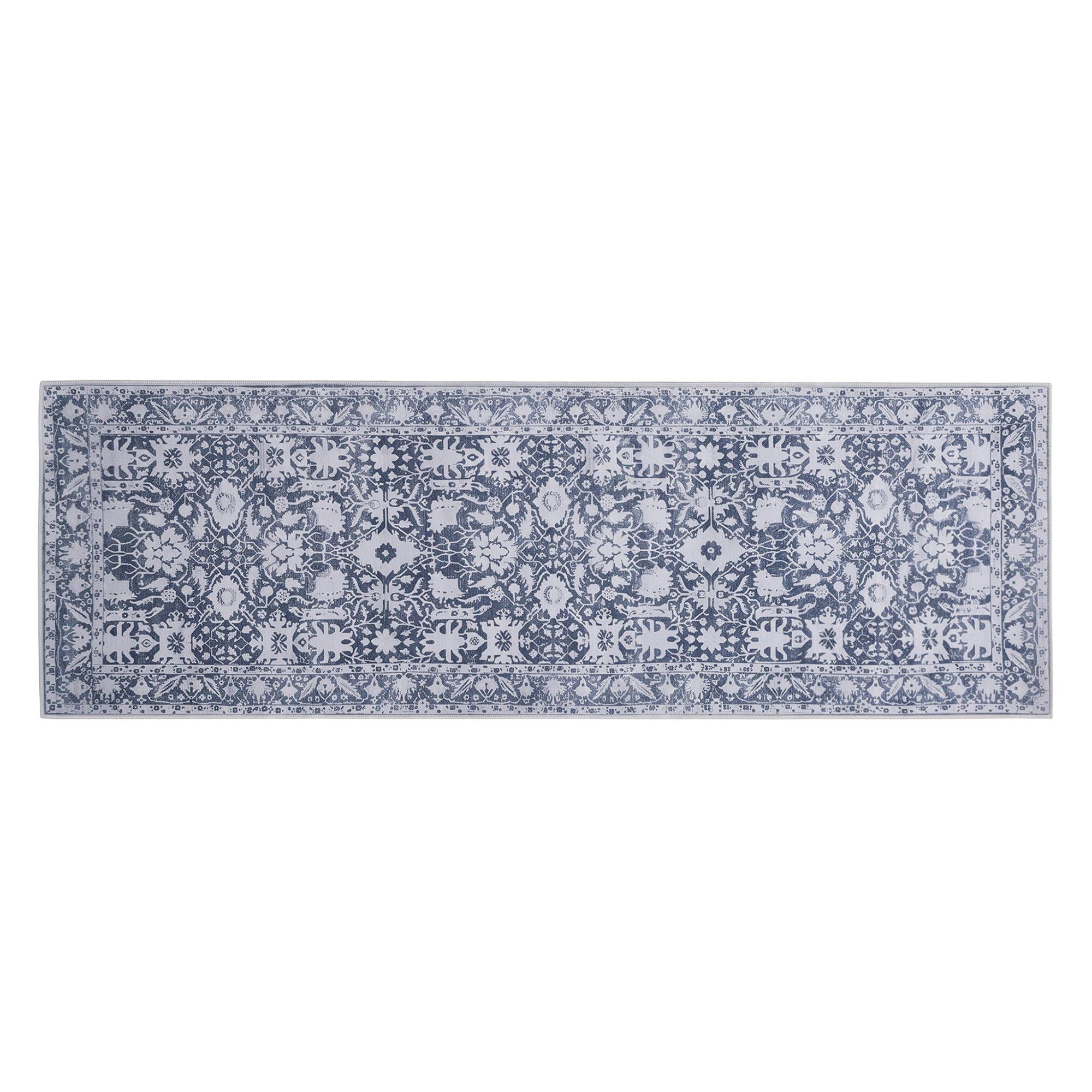 Artiss 60x180cm Runner Rug Pad-Free Non-Slip Robot Vacuum Friendly Grey