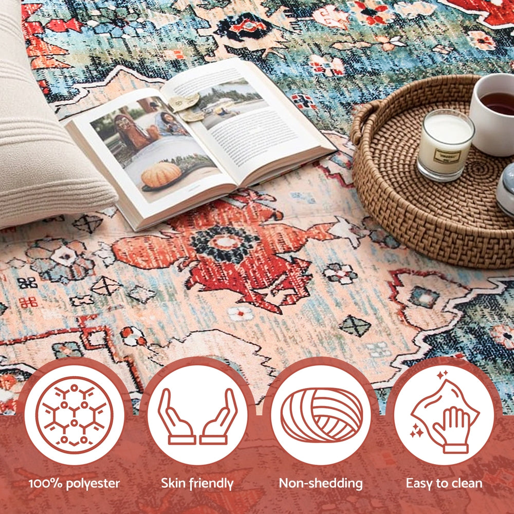 Artiss Floor Rug 200X290cm Large Washable Area Rug Modern Living Room Carpet Mat