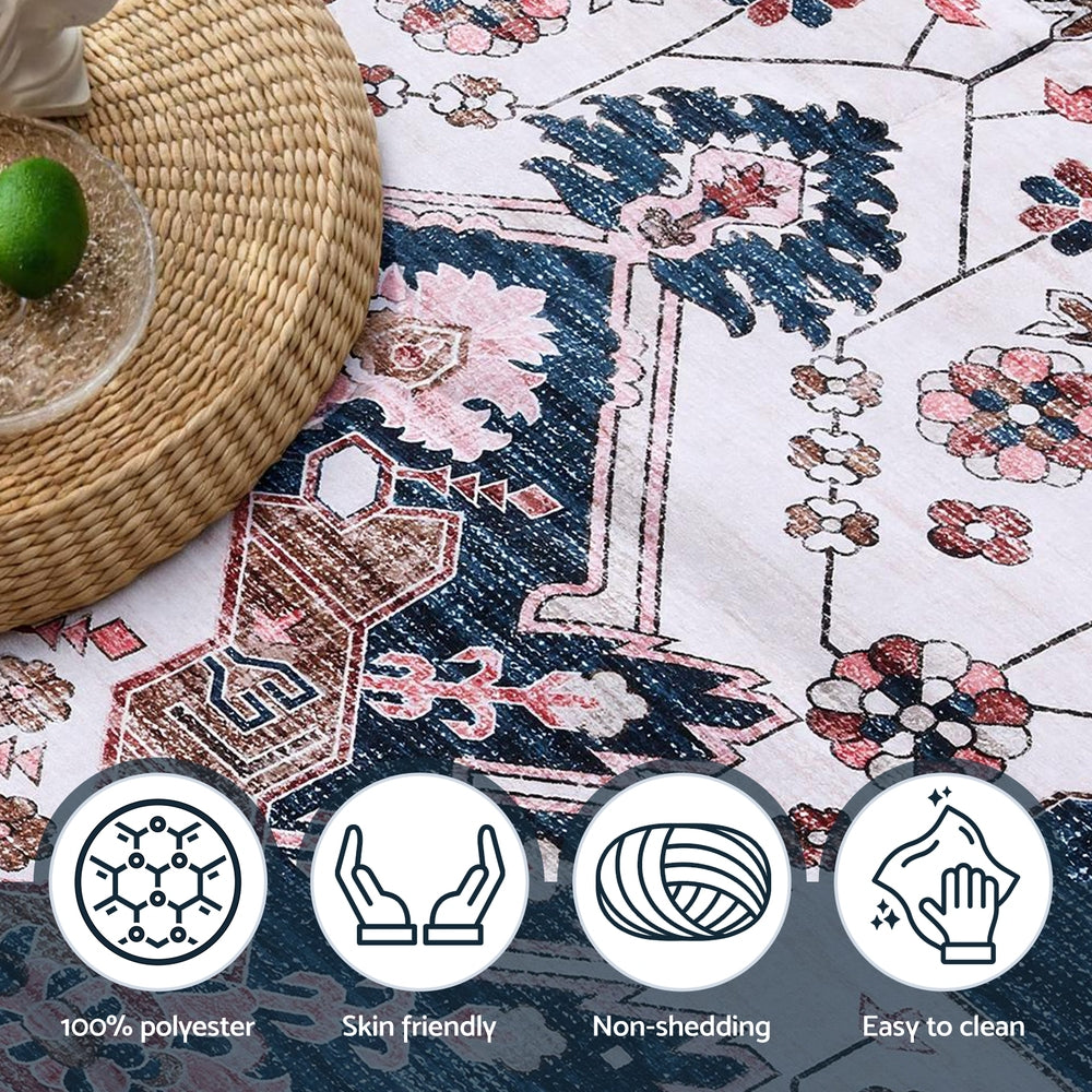 Artiss Floor Rug 240x340cm Large Washable Persian Area Rug Living Room Carpet