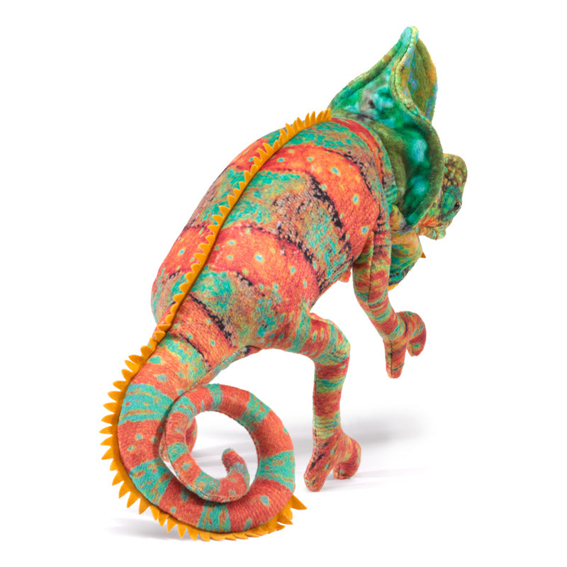 Folkmanis Chameleon Hand Puppet Soft Plush Toy Storytime Interactive Play