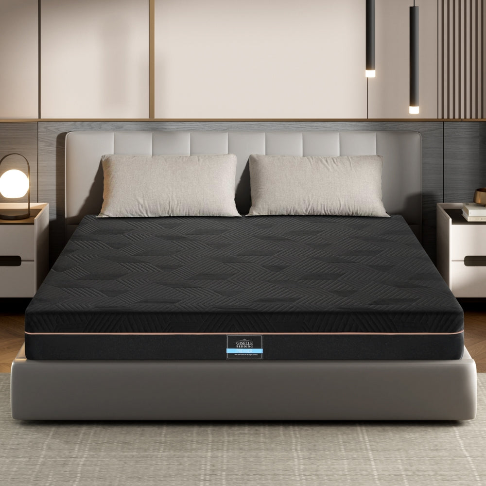 Giselle 18cm Memory Foam Mattress Green Tea Foam Cool Gel Foam Mattresses Queen