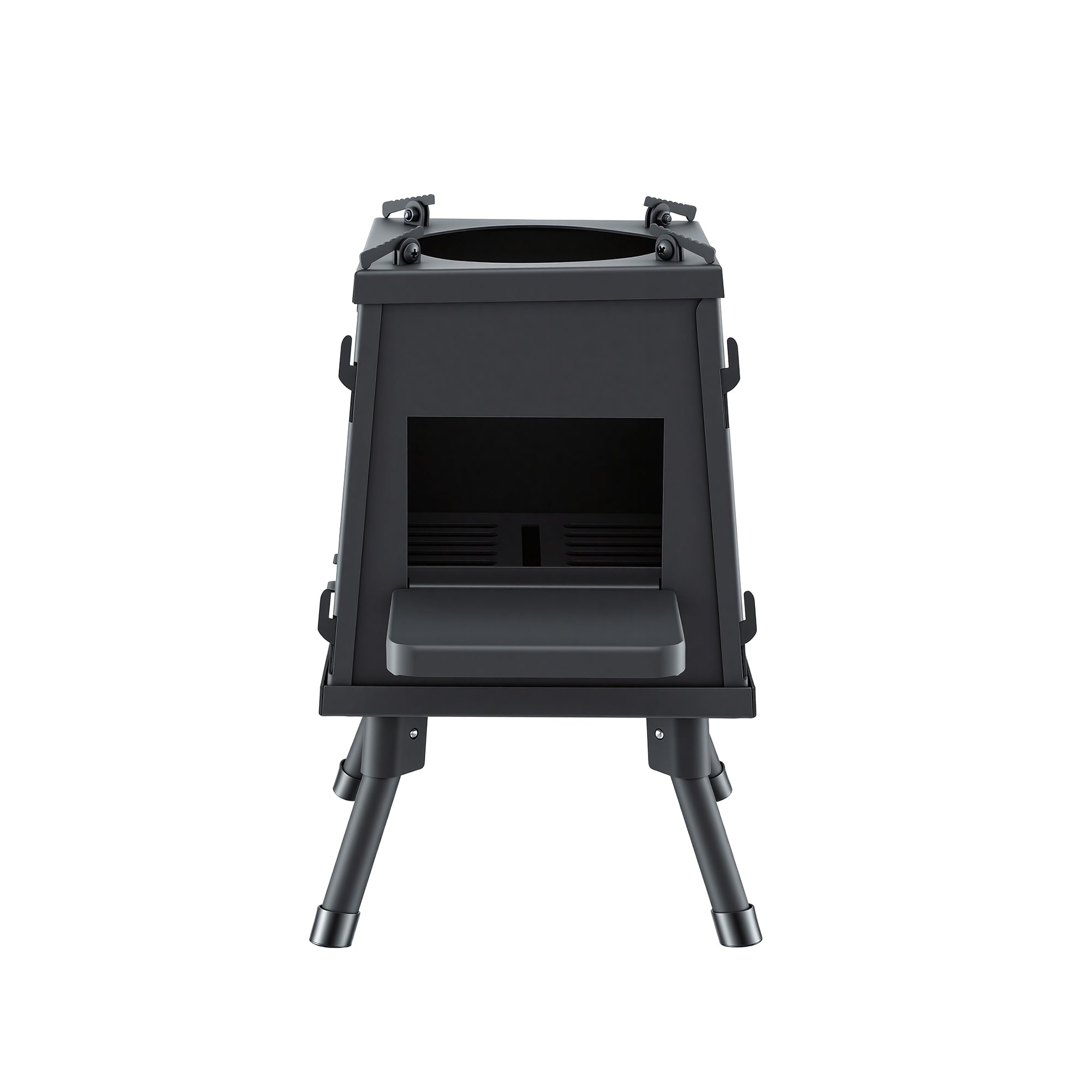 Grillz Fire Pit BBQ Portable Outdoor Fireplace Metal Camping Stove for Picnic