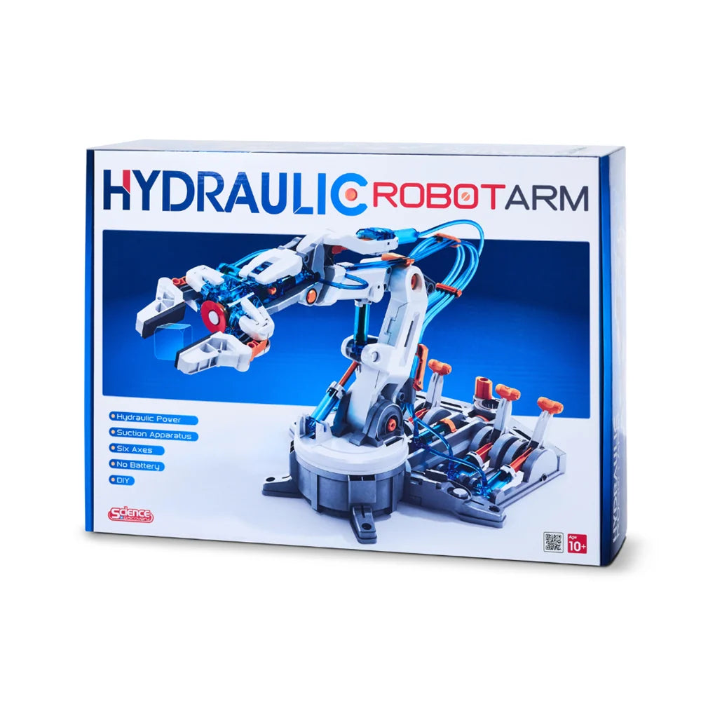 Johnco Hydraulic Robot Arm STEM Building Kit 229pc Engineering Science Toy Kids
