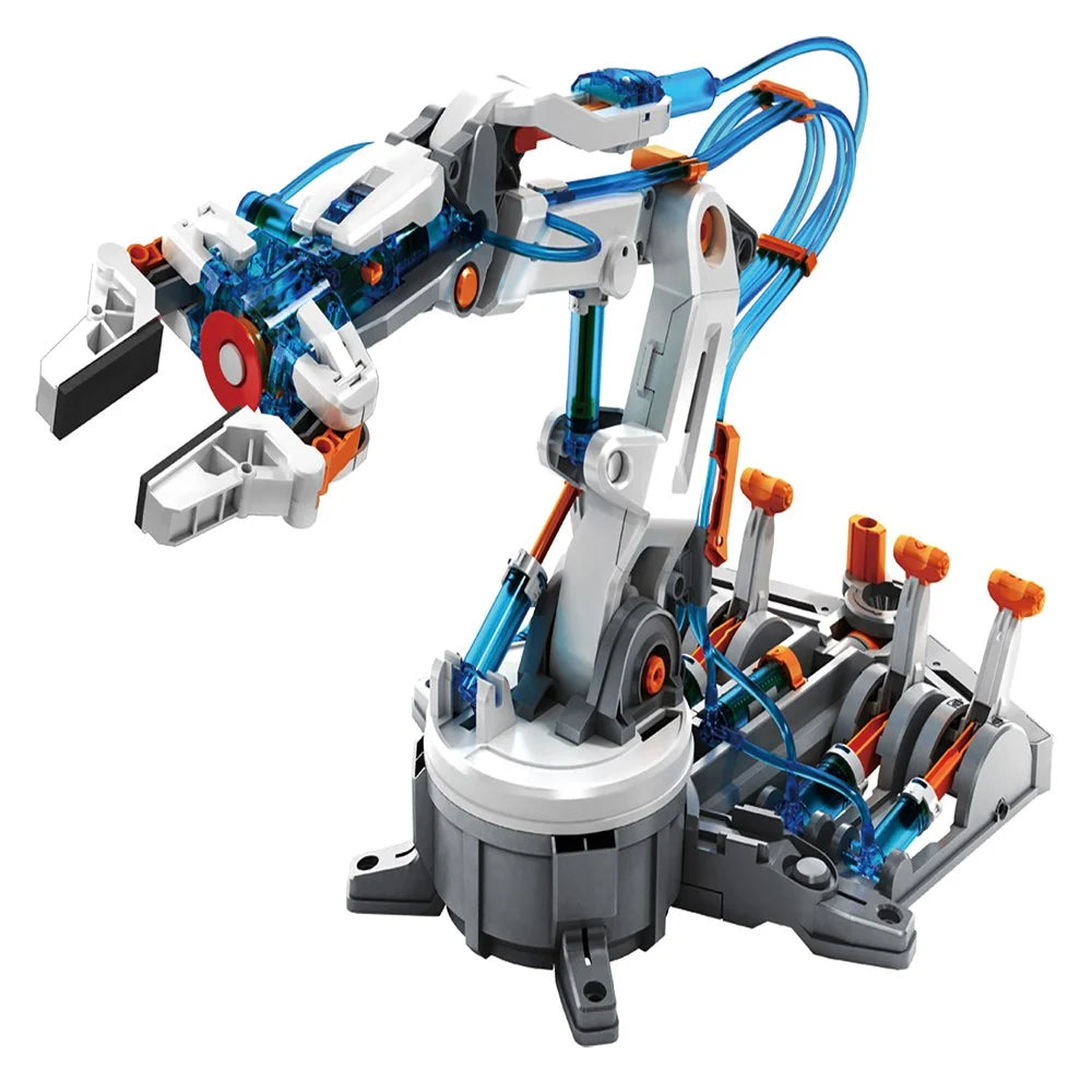 Johnco Hydraulic Robot Arm STEM Building Kit 229pc Engineering Science Toy Kids