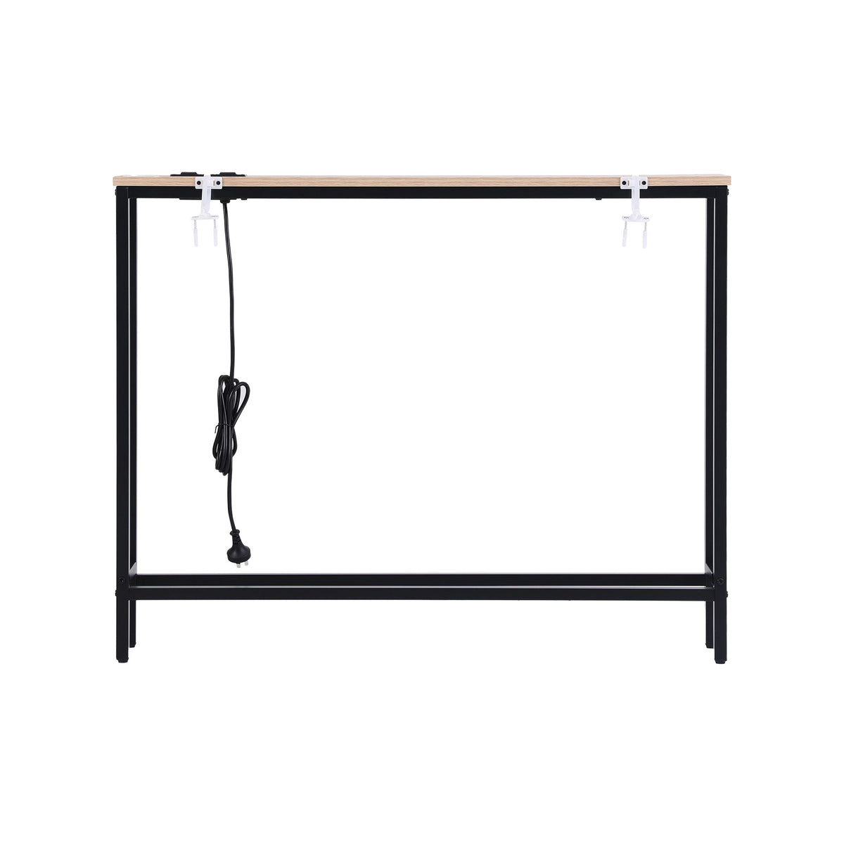 Artiss Console Table Entryway Hallway Display Desk Charging Station Wood