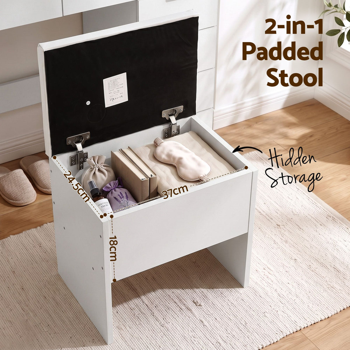 Artiss Dressing Table Makeup Vanity Desk LED Mirror 10 Drawers Outlet White