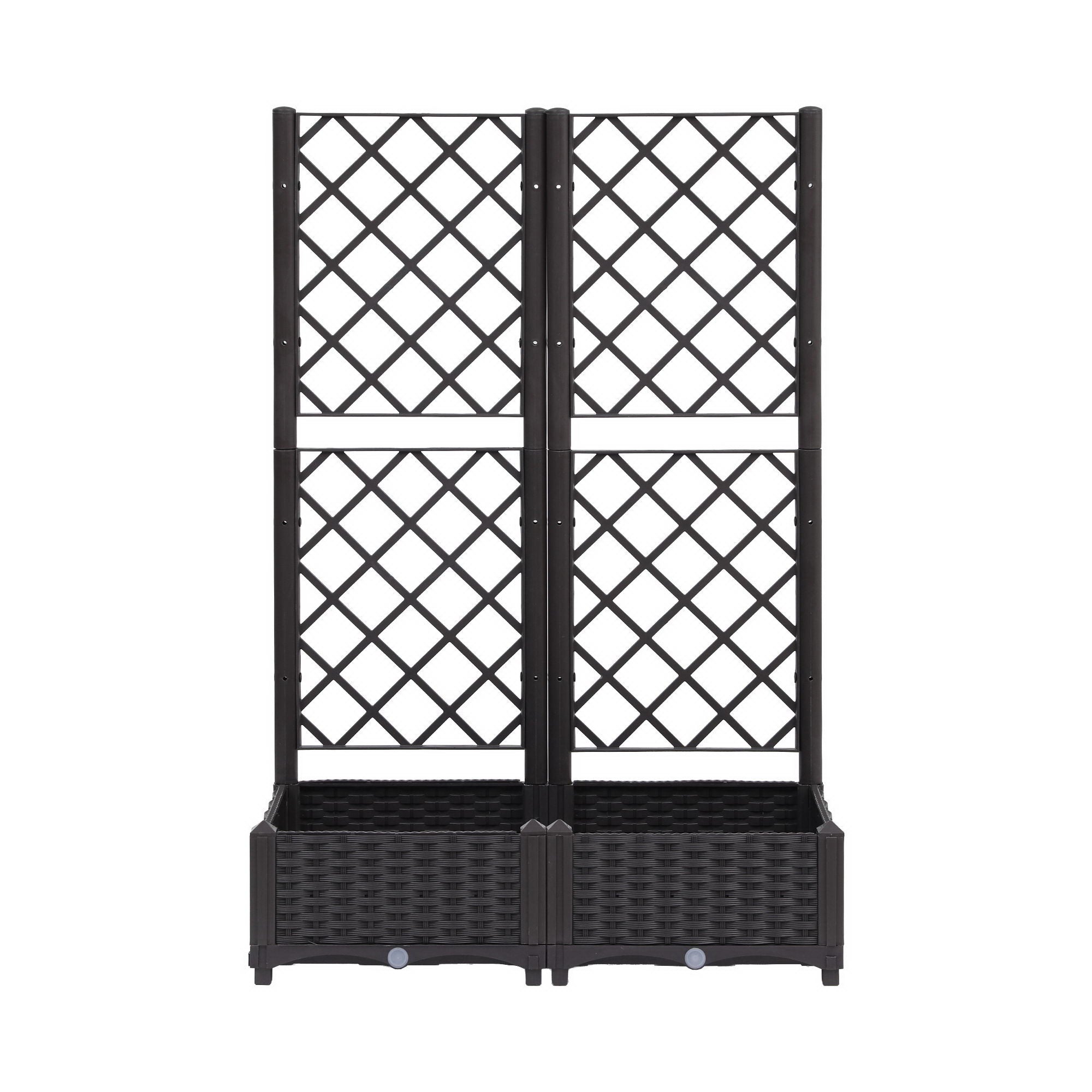 Green Fingers Raised Garden Bed Vertical Planter Self Watering Large Elevated Veggie Box 80x40x122cm