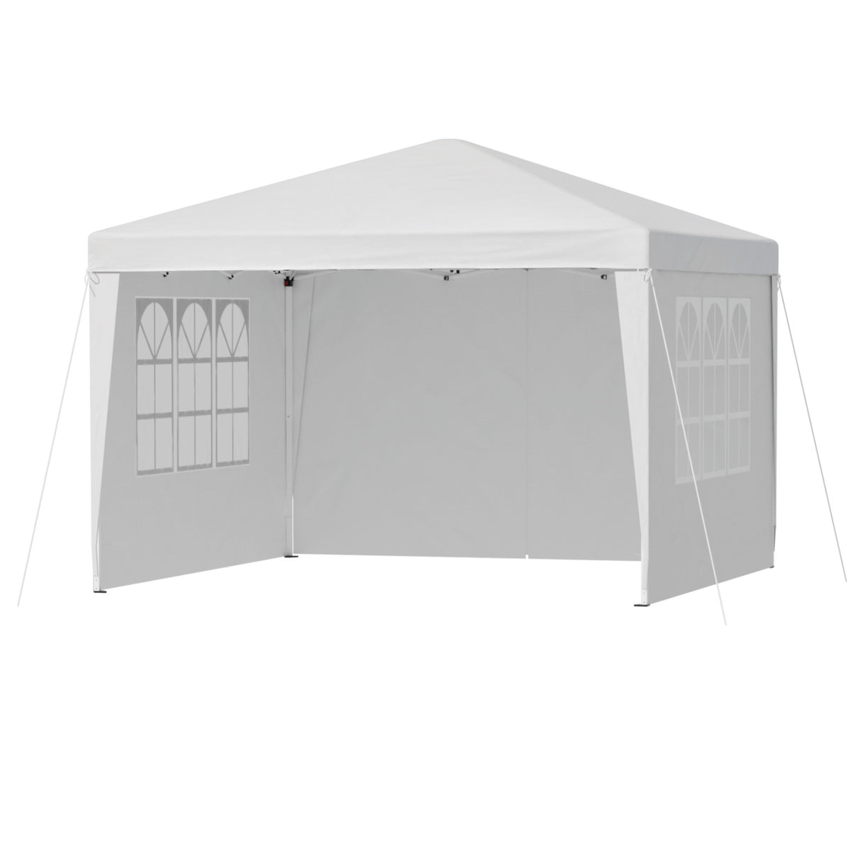 Instahut Gazebo 3x3 Pop Up Marquee Folding Tent Wedding Gazebos Camping Outdoor Canopy White
