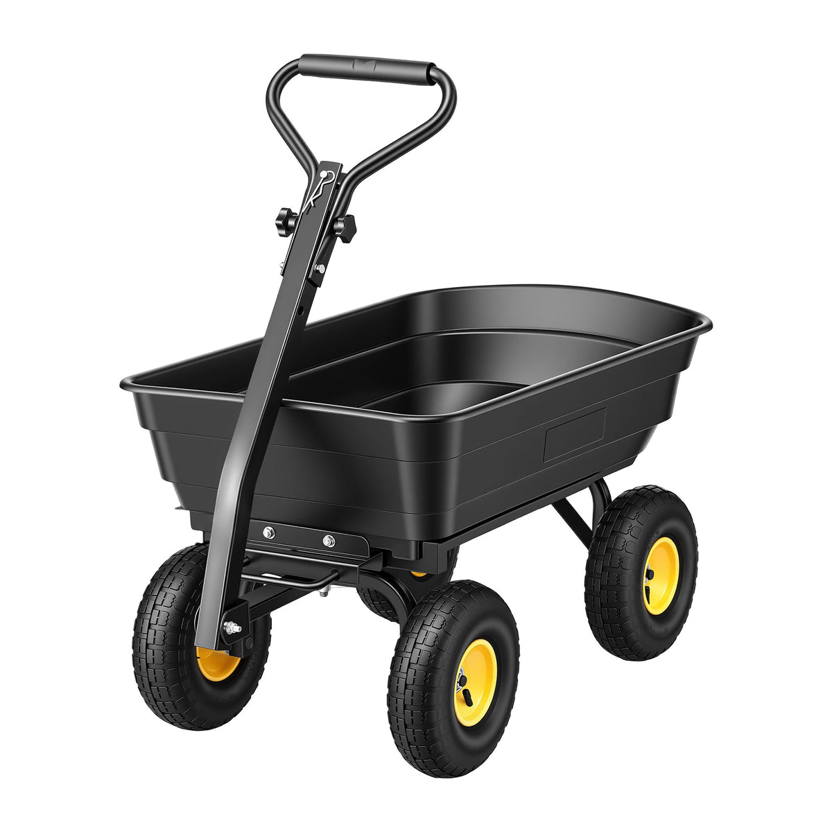 Gardeon Garden Cart Dump Utility Wagon 270kg 2in1 Tractor Trolley 110L Tyres