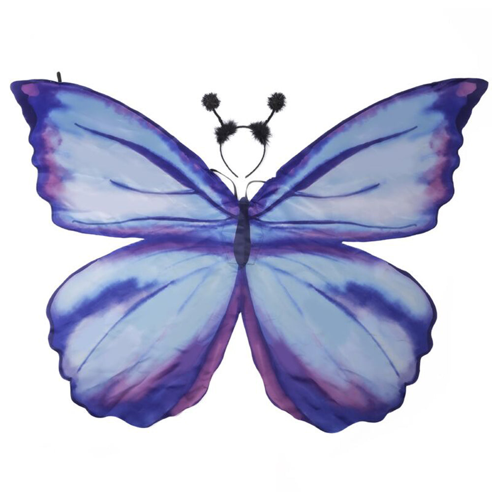 Great Pretenders Soft Wings Blue Monarch Butterfly for 3+ Years Purple