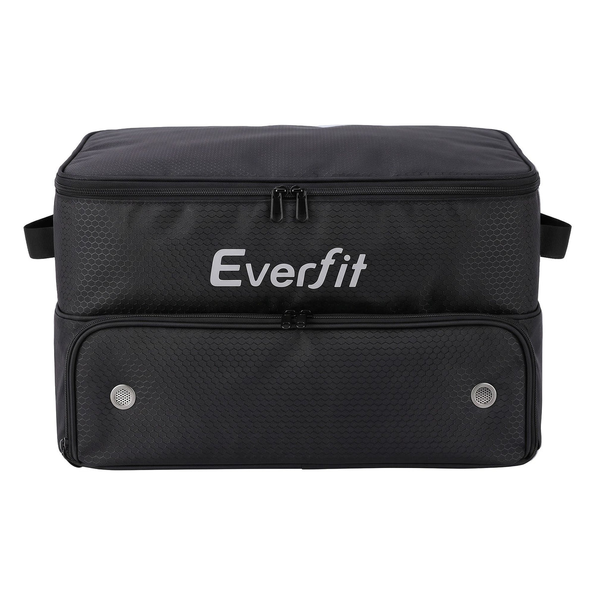Everfit Golf Trunk Organizer 2-Tier Storage Bag with Ventilate Compartment Black