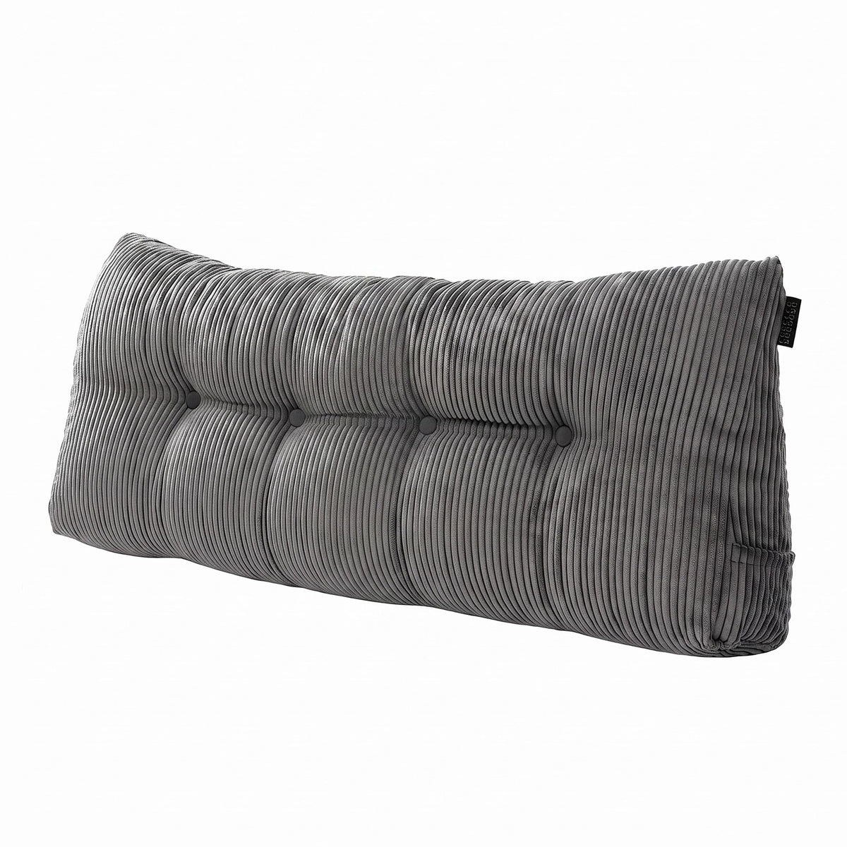 Giselle Headboard Pillow Reading Wedge Cushion Lumbar Support Double Grey