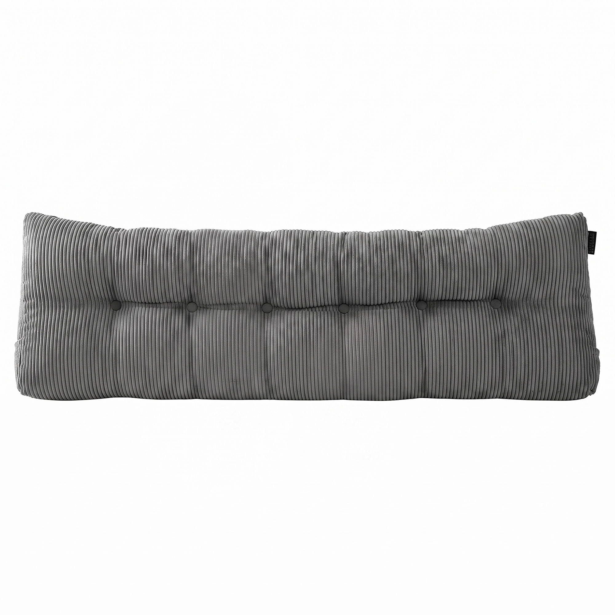 Giselle Headboard Pillow Reading Wedge Cushion Lumbar Support King Grey