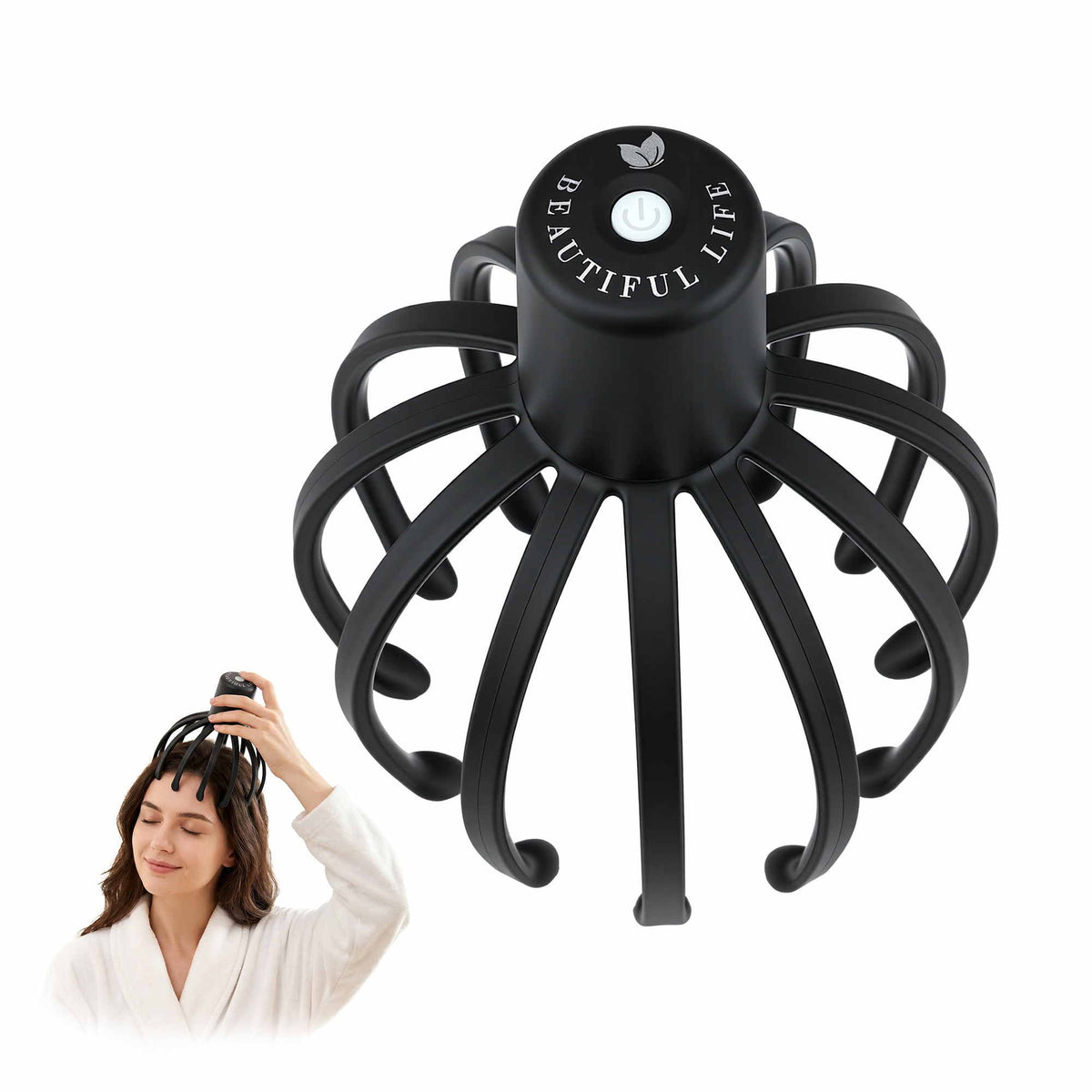 Livemor Head Massager Scalp Electric with 3 Modes and Head Scratcher for Relax