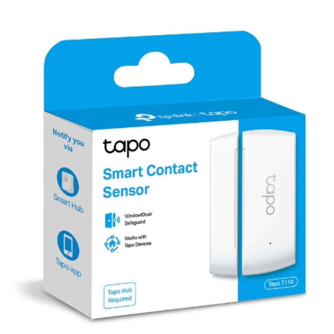 TP-Link Tapo T110 Smart Contact Sensor Window and Door Safeguard Instant Alerts Smart Action Support