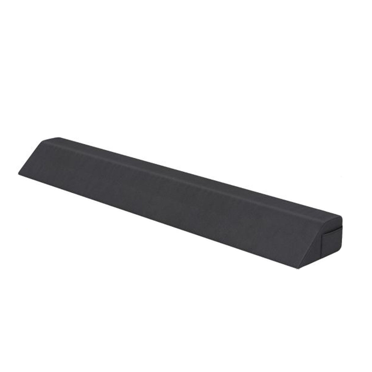 Bed Wedge Pillow Headboard Gap Filler 2 Storage Pockets Bedroom Queen Grey