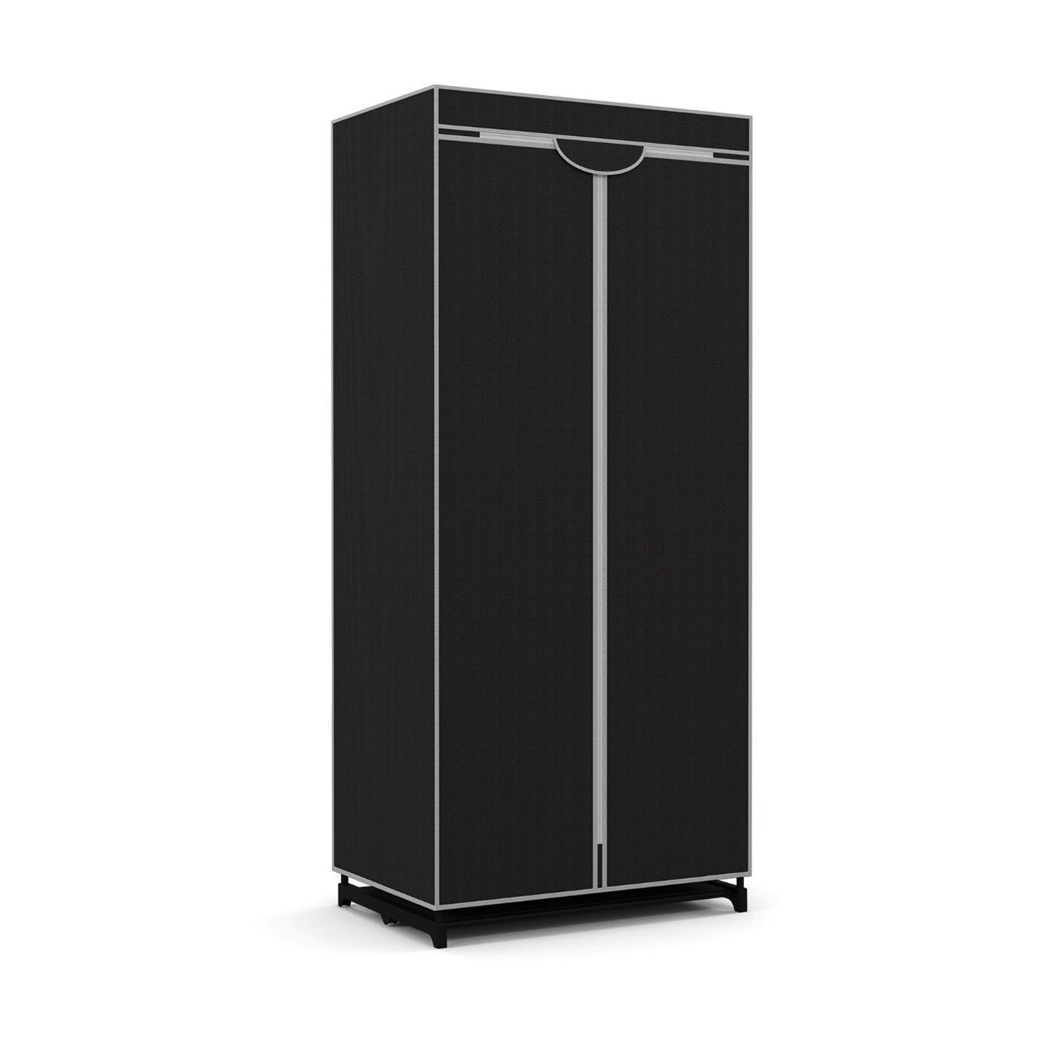 Portable Single Wardrobe Dust Proof Cover Zippers Clothes Shoes Storage Closet