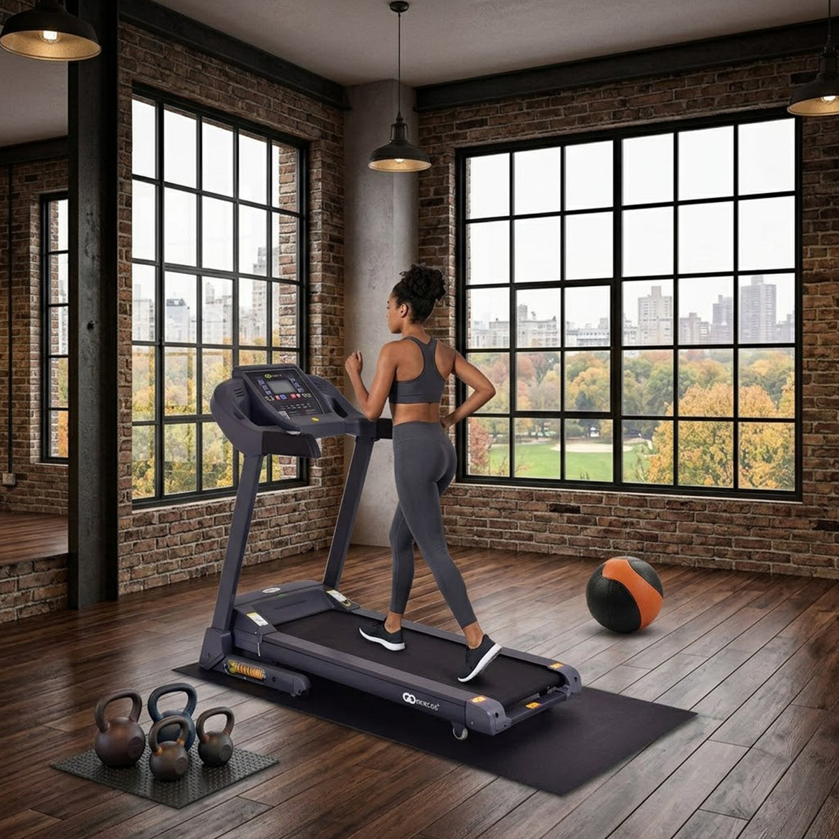 Treadmill Mat Exercise Equipment Mat PVC Floor Protector Noise Reduction Gym