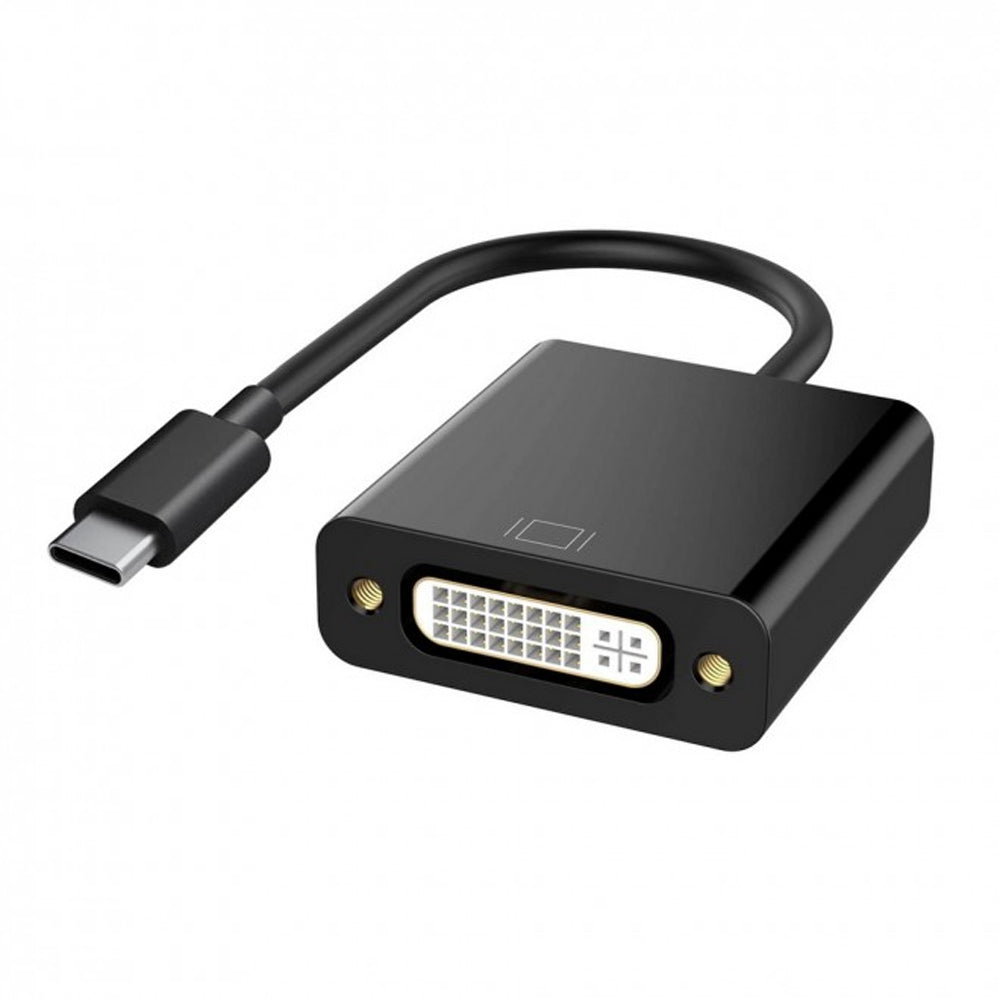 Simplecom DA103 USB-C to DVI Adapter Full HD 1080p 60Hz Plug and Play DP Alt Mode Mirror Extend Laptop Smartphone