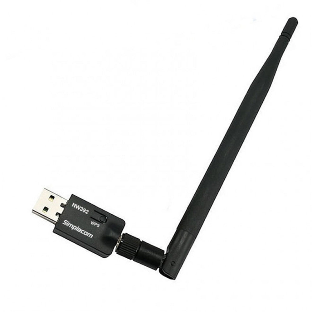Simplecom NW392 USB Wireless N WiFi Adapter 802.11n 300Mbps 5dBi Detachable Antenna WPS Soft AP Mode