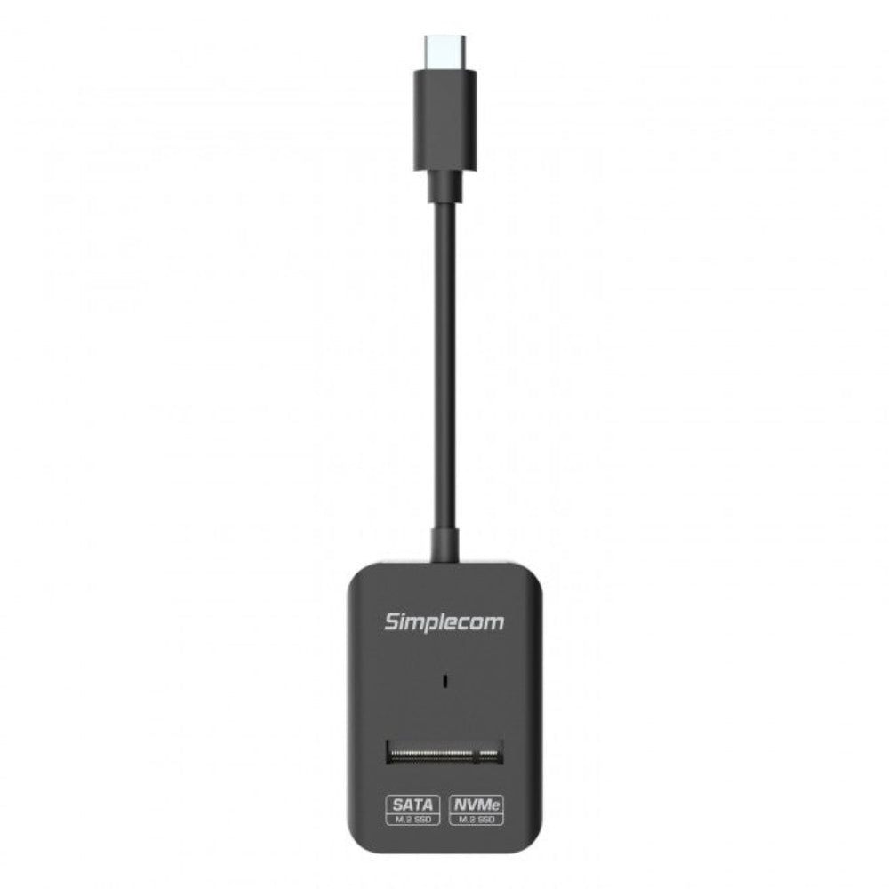Simplecom NVMe / SATA Dual Protocol M.2 SSD to USB-C Adapter Converter USB 3.2 Gen 2 10Gbps