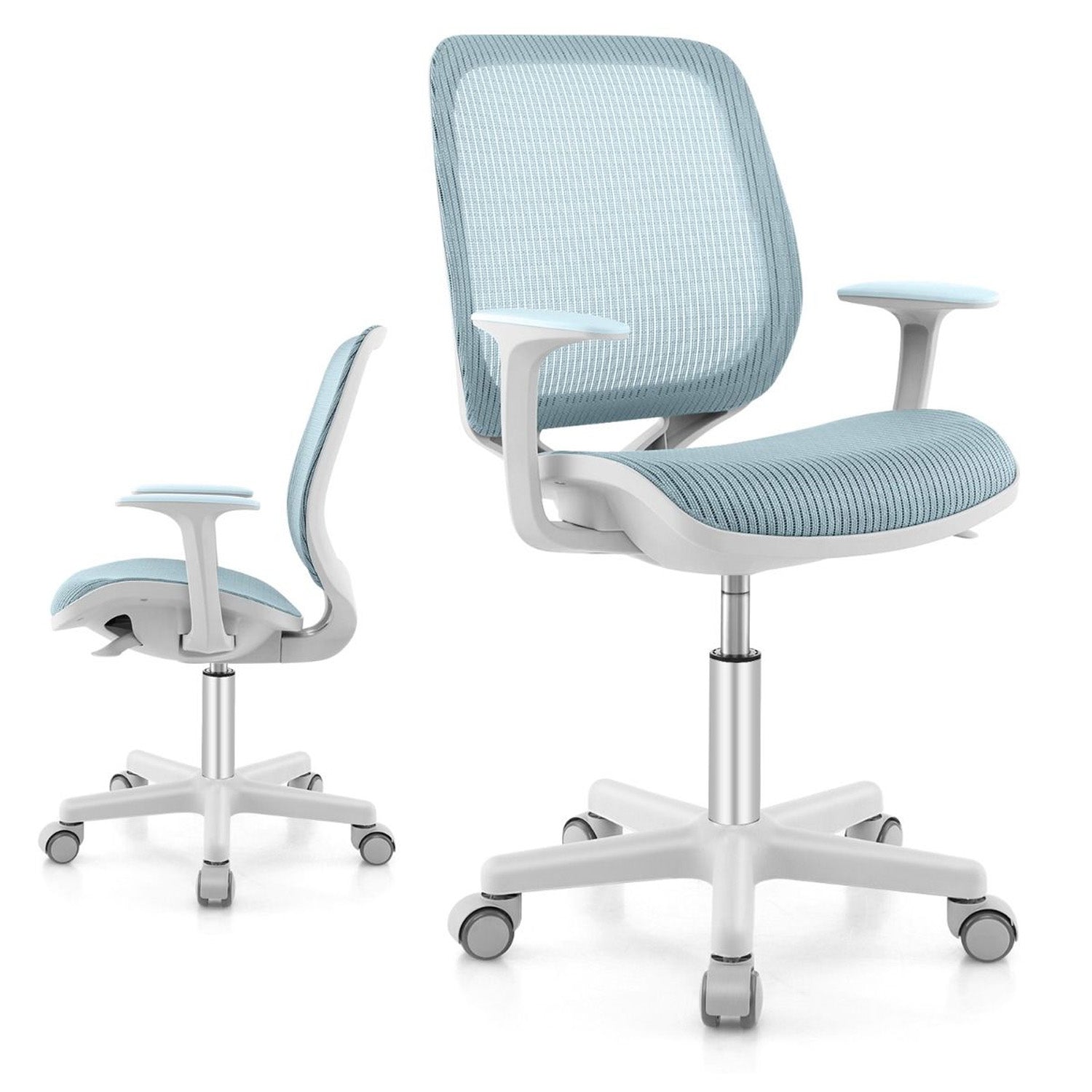 Kids Swivel Mesh Computer Chair with Adjustable Height Children Furniture