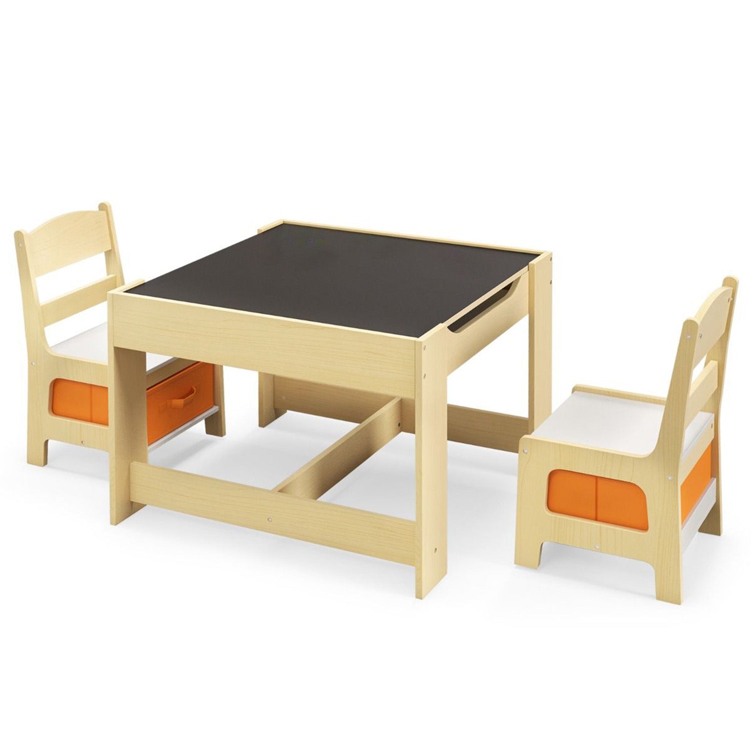 3 in 1 Kids Multi Activity Table 2 Chairs Set Toddlers Furniture Play