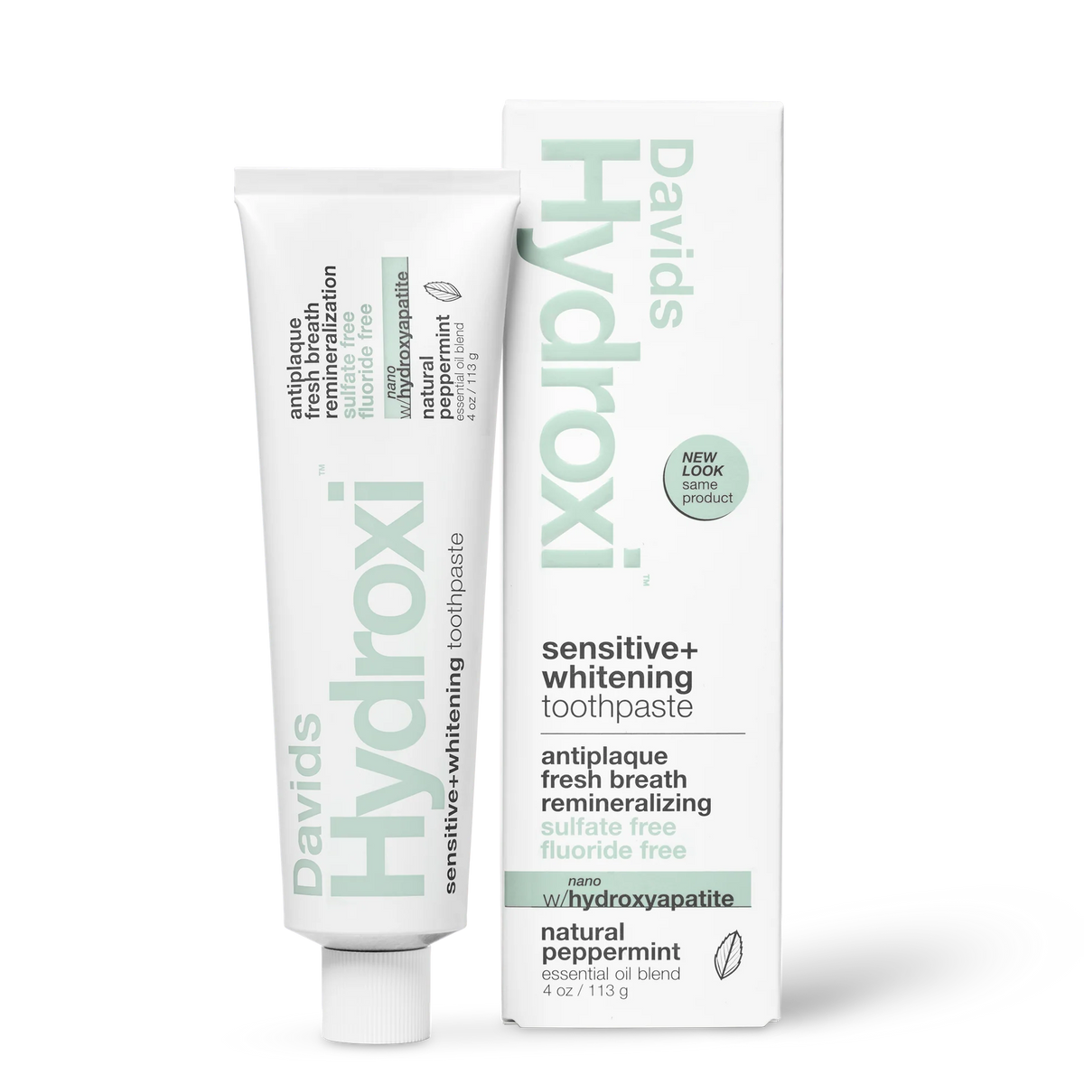 Davids Hydroxi Sensitive and Whitening Nano Hydroxyapatite Toothpaste Peppermint