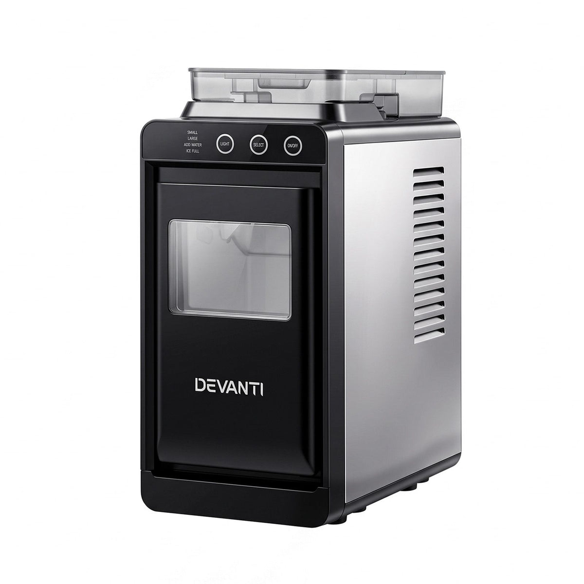 Devanti Ice Maker Slim Compact Countertop 12KG/24H Touch Panel