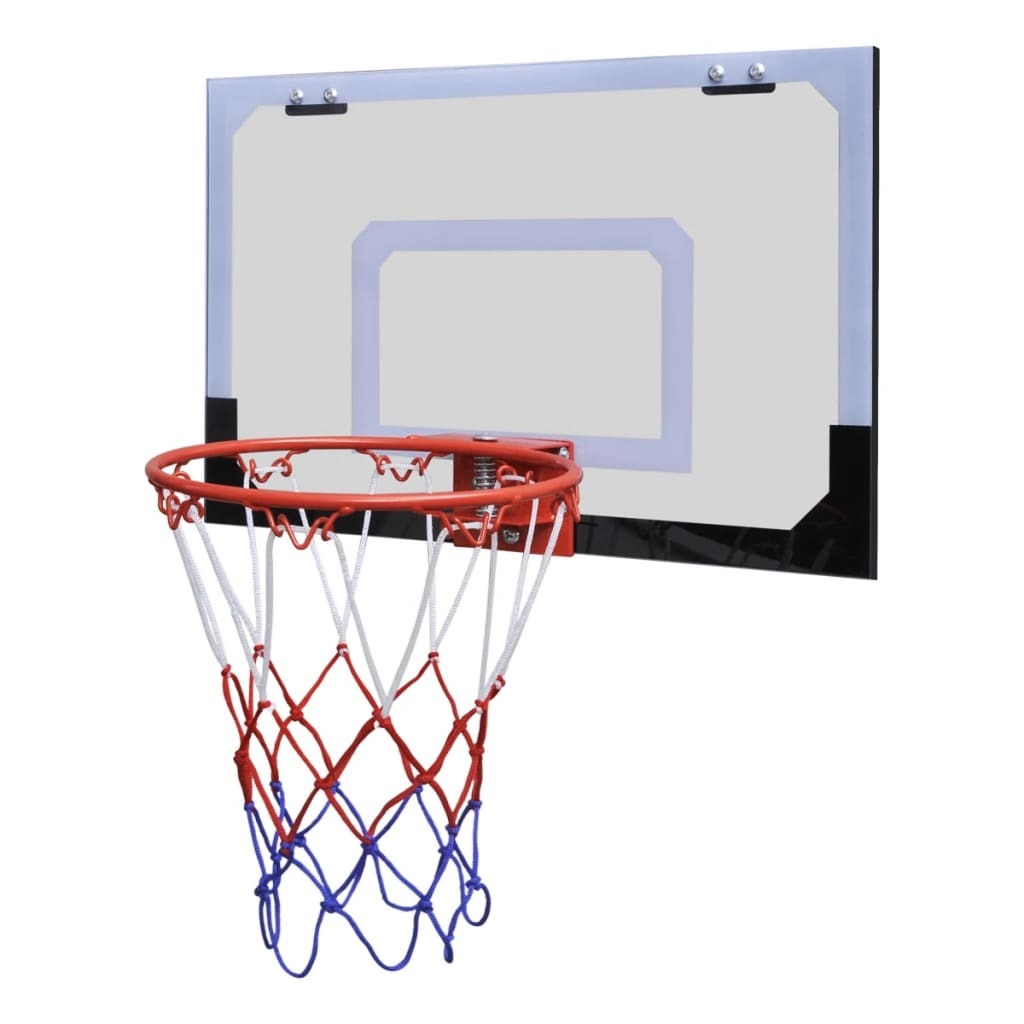 Indoor Mini Basketball Game W/ Steel Hoop Ball Pump Backboard Kids Children Toy